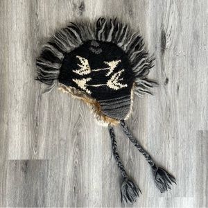 American Eagle Trapper Hat with Mohawk